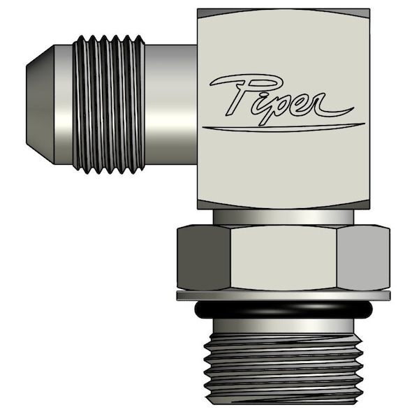 Piper Male JIC to Male O-Ring Boss Adjustable 90 Degree Elbow 1/2in. Male JIC-5/8in. Male O-Ring Boss 0790-08-10 - main