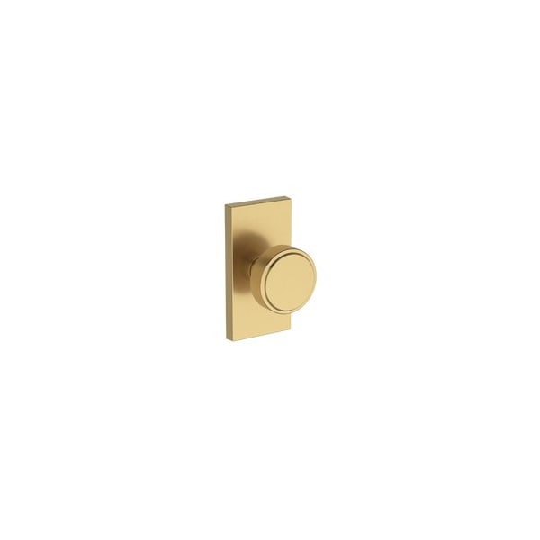Baldwin Residential Door Knobs Full Dummy Reversible Lifetime Satin Brass FDVASCFR044 - main