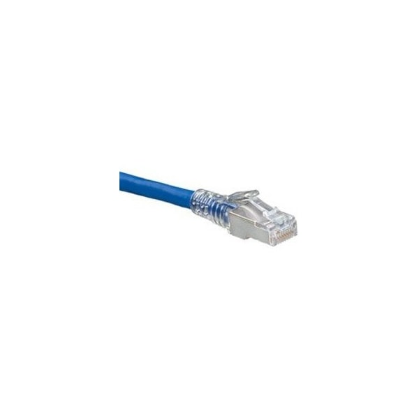 Leviton CBL ASSY MOD 26-4PR STRANDED, CAT6A T568A/B ATLAS X1 FTP, 10FT BLUE 6AS10-10L - main