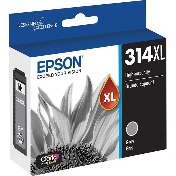 Epson T314 XL Capacity Gray Ink Cart T314XL720S - main