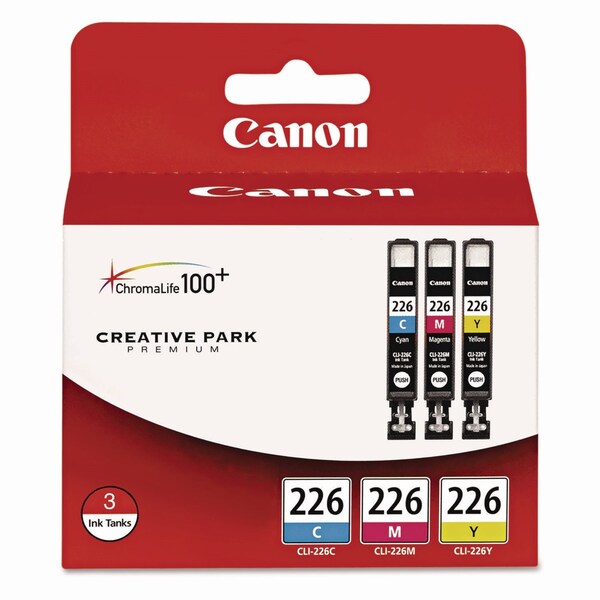 Canon Ink Cartridge, Cli-226, Assorted, PK3 4547B005 - main