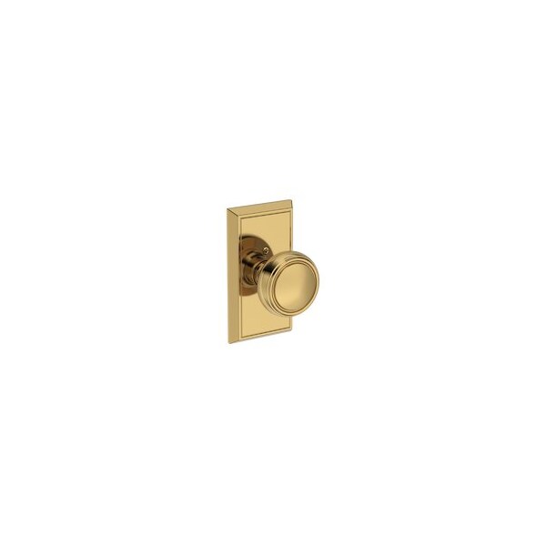 Baldwin Residential Door Knobs Half Dummy Reversible Lifetime Brass HDBREHFR003 - main