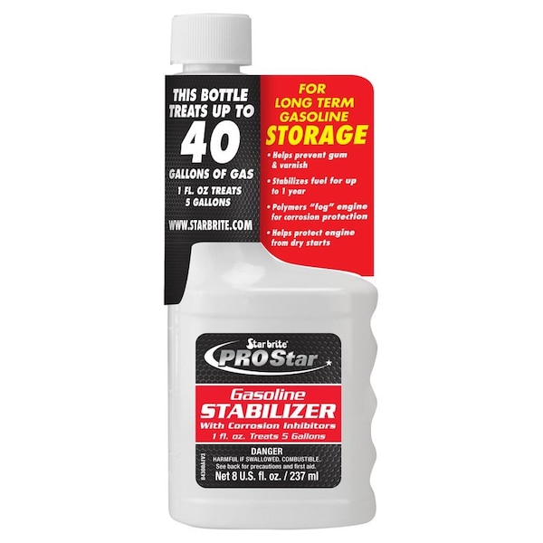 Star Brite Protects Gas And Engine Components During Storage; Gasoline; 8 Ounce Bottle; Single; With US Label 084308P - main