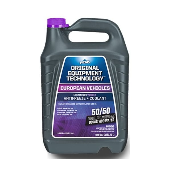 Peak 50/50 Pre-Diluted, 1 Gallon Jug, Violet, Single, Use With Audi 2006 And Up/ Mercedes 2014 And Up PEVB53 - main