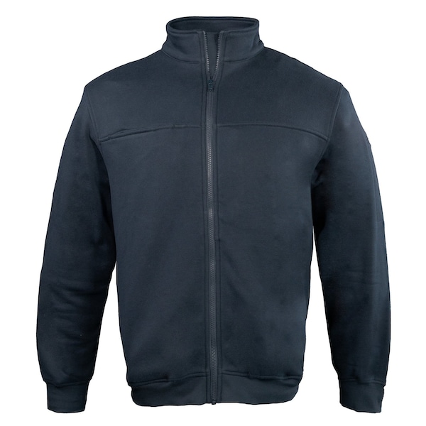 Propper Men's Station Job Shirt, 65% Cotton/35% Polyester Fleece, Full Zip, LAPD Navy, M F5841 - main