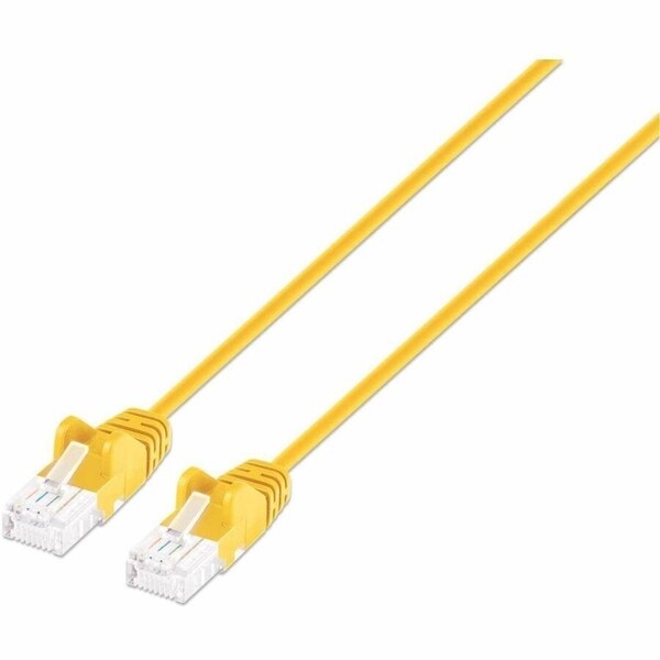 Intellinet Network Solutions CAT6 U/UTP SLIM NETWORK PATCH CABLE, 7 FT., YELLOW 743488 - main