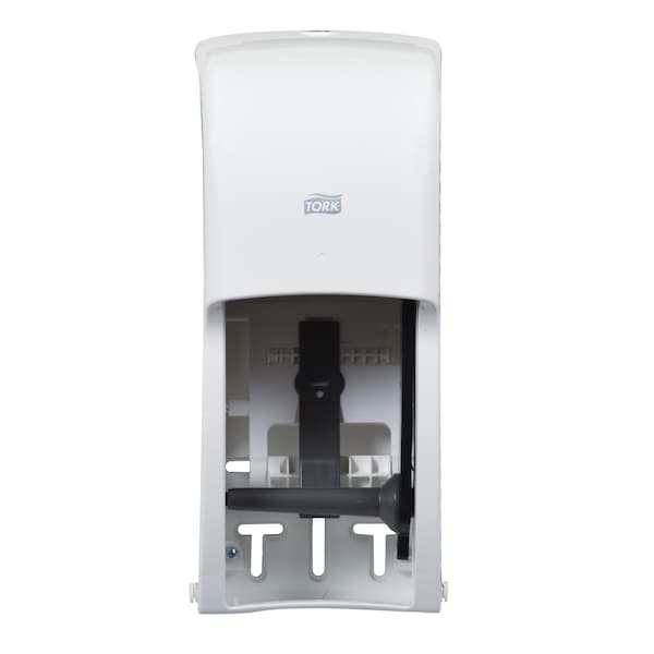 Tork Toilet Paper Dispenser, Plastic, White 473420 - main