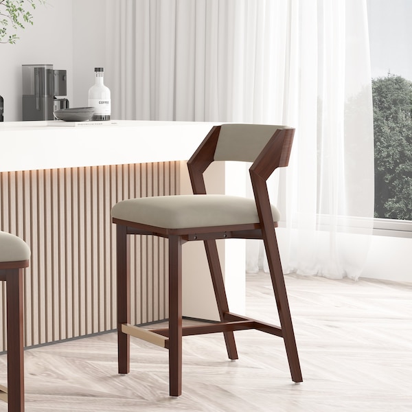 Manhattan Comfort Patricia Counter Stool in Linen CS023-LN - main