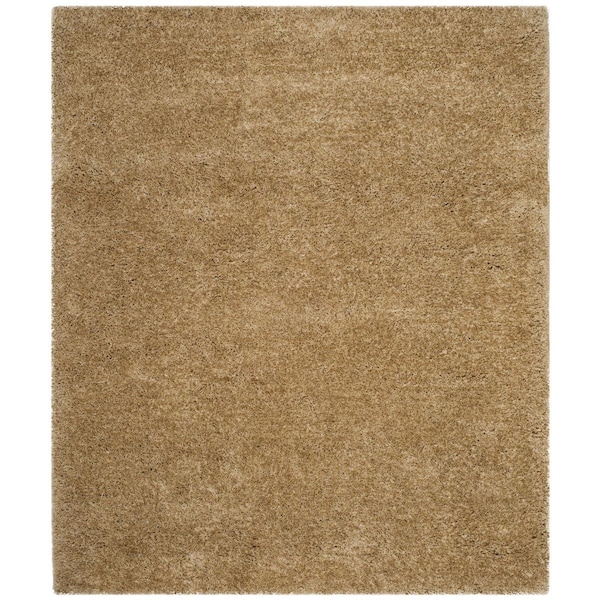 Safavieh Express Shag Hand Tufted Medium Rectangle Area Rug, Beige - 5 x 8 ft. SGE620B-5 - main