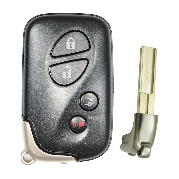 Aks Keys 2009 - 2012 Lexus LS460 Smart Key 4B W/ Trunk Fob FCC# HYQ14ACX - 5290 - 89904-50F90 RC-LEXUS-27C - main