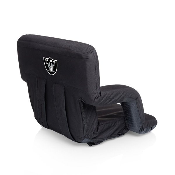 Picnic Time Family Of Brands NFL Las Vegas Raiders - Ventura Portable Reclining Stadium Seat 618-00-179-234-2 - main