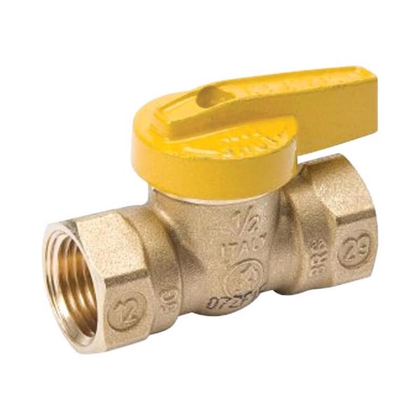 B & K 3/4 in. Brass FIP Ball Valve Quarter-Turn Lever For Gas VGV1LHB4 - main