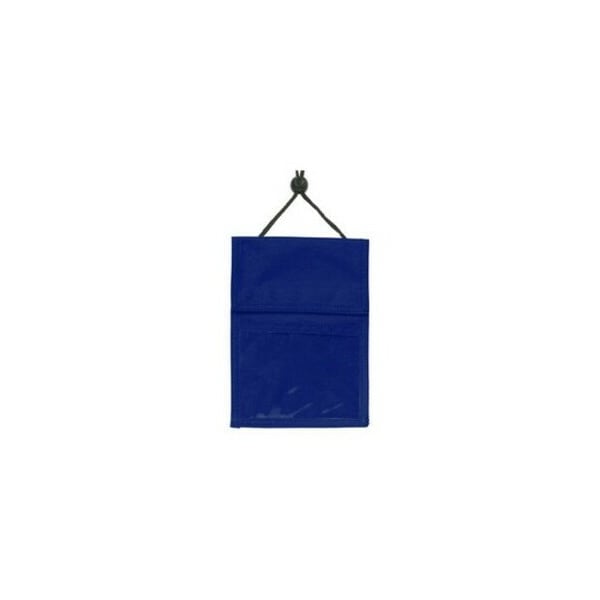 Brady All-In-One Holder - 7.25" x 5.18" - Nylon, Vinyl - 100 / Pack - Blue, Clear 1860-2502 - main