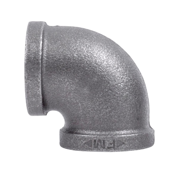 B & K 1/2 in. FIP each X 1/2 in. D FIP Black Malleable Iron 90 Degree Elbow 312UPE90-12 - main