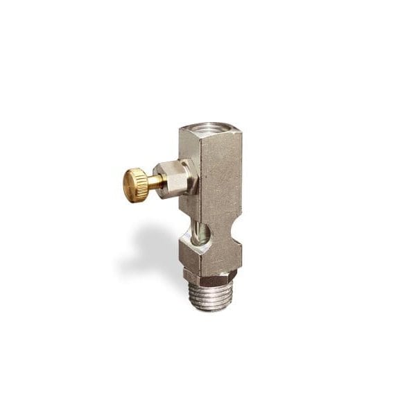 Oil-Rite Straight Sight Feed Valves w/1/4in. Inlet, Solid Gsket - Hndwhl, 1/4in. Female NPT, 1/4in. Male NPT B1628-434B2HW - main