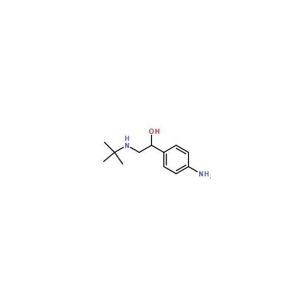 Ak Scientific 1-(4-Aminophenyl)-2-(tert-butylamino)ethanol (25mg), CAS 56138-70-6 8204AB-25mg - main