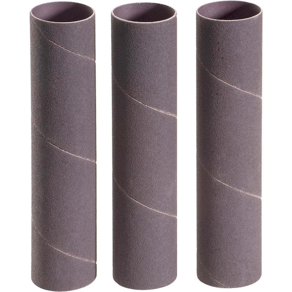 Woodstock 2" Dia. x 9" A/O Hard Sanding Sleeve, 80 Grit, 3PK D1491 - main