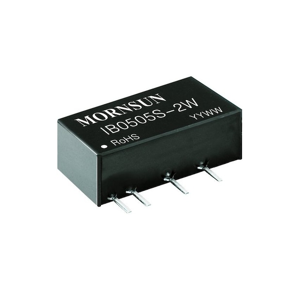 Mornsun DC/DC CONVERTER, +5V, SIP, 4PIN IB0505S-2W - main