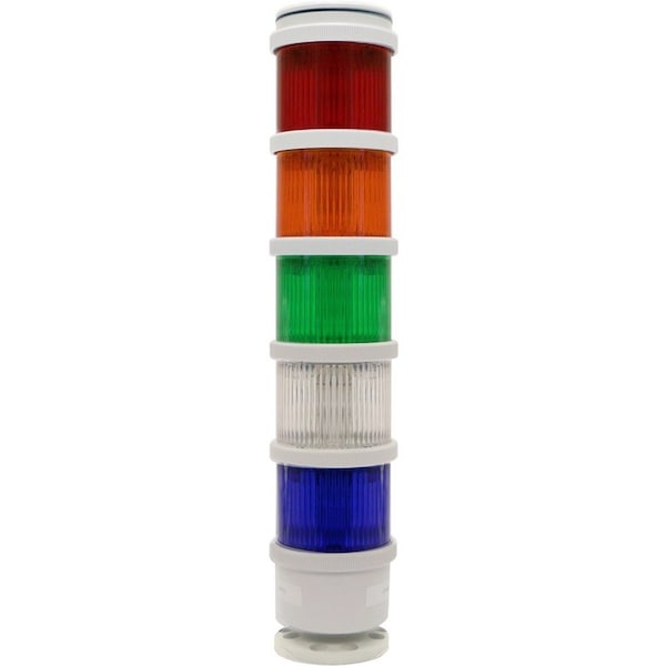 Edwards Signaling Tower Light Module, 24V AC, 24V DC, 2 15/16 in Dia., 3 1/8 in Height 270LEDMR24ADB - main