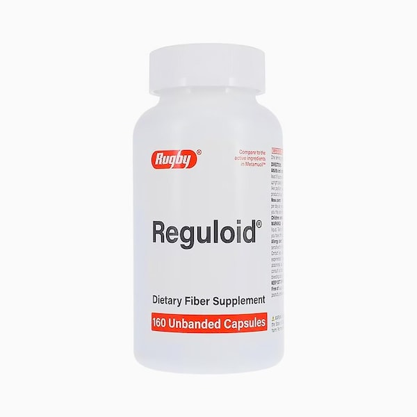 Rugby Laboratories Psyllium Husks Fiber Capsules, 160PK 1400629 - main