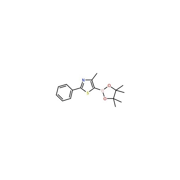 Ak Scientific 4-Methyl-2-phenyl-5-(4, 4, 5, 5-tetramethyl-1, 3, 2-dioxaborolan-2-yl)-1, 3-thiazole (100mg), CAS 690632- Y9830-100mg - main