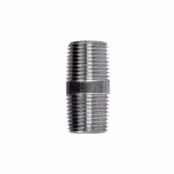 Stz Industries 1/8 in. MIP each X 1/8 in. D MIP Black Steel 1-1/2 in. L Nipple 308UP18X112 - main