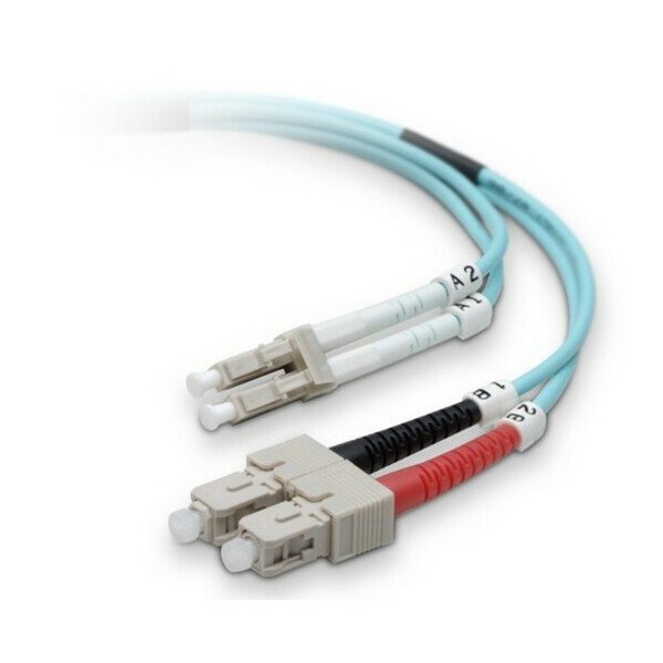 Belkin Fiber Patch Cable 10 Gig Aqua 50/125 Lc/Sc 20 Meter F2F402L7-20M-G - main