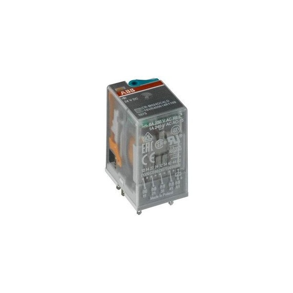 Ge CR-M2SS Standard Plug-in Relay Socket, 2-Pole 1SVR405611R1100 - main