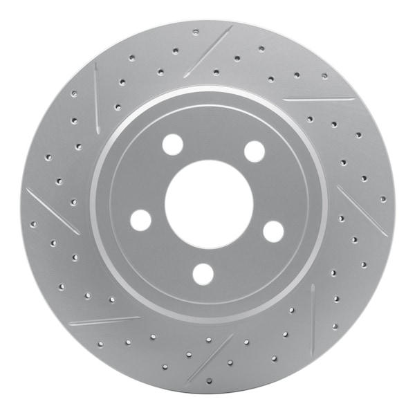 Dynamic Friction Co DFC Geoperformance Rotor - Drilled and Slotted 830-32018L - main