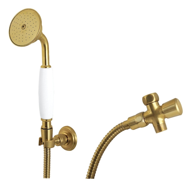 Kingston Brass Hand Shower Kit, Brushed Brass KX1057SD - main