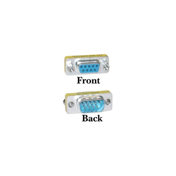 Cable Wholesale Serial Mini Port Saver / Coupler, DB9 Male to DB9 Female 31D1-07200 - main