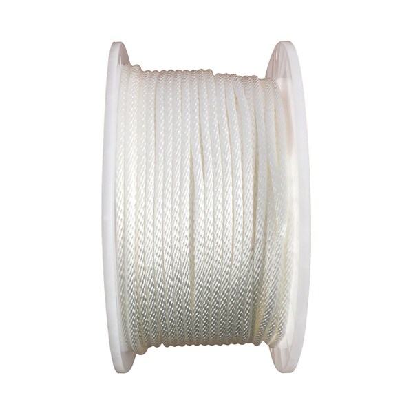 Koch Industries Koch Industries 1/4 in. D X 500 ft. L White Solid Braided Nylon Rope 5220844 - main