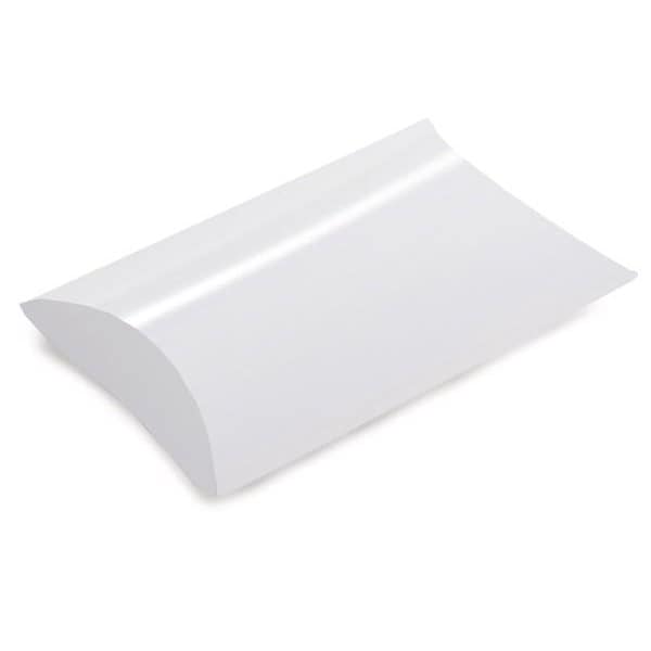 Nashville Wraps White Pillow Favor Boxes, Large 6.5x5.5x1.5, 12PK 11382 - main