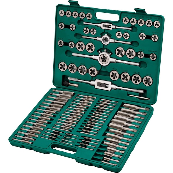 Grizzly Precision 110-Pc. SAE/Metric Combination Tap & Die Set T34080 - main