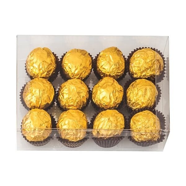 Nashville Wraps Clear 1 Piece Rectangle Candy Boxes, 6.25x4.25x1.5, 25PK TL64 - main