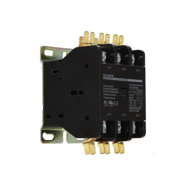 Noark Definite-purpose (DP) contactor - Ex9CK - 60A - 220Vac (50/60Hz) - 3P (3NO) EX9CK60B30M7 - main
