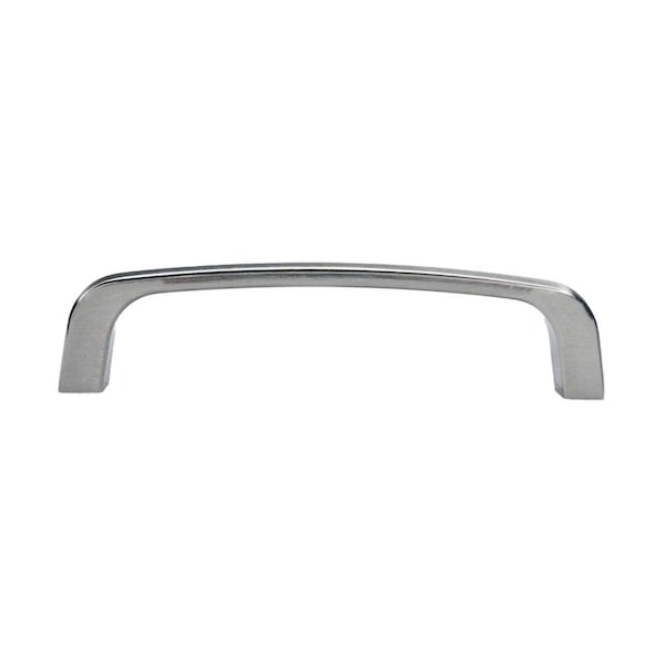Pride Industrial 4in Modern Cabinet Pull with 3-3/4in Center to Center Satin Nickel Finish P82234SN - main
