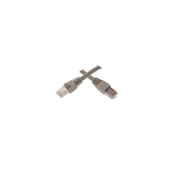 Cable Wholesale Shielded Cat6 Gray Ethernet Patch Cable, F/UTP, Snagless/Molded Boot, POE Compliant, 1 foot 10X8-52101 - main