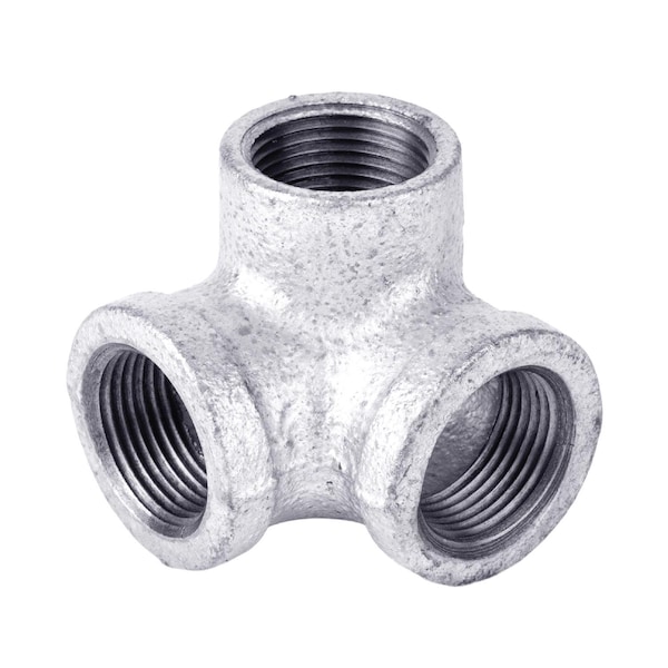 B & K 1/2 in. FIP each X 1/2 in. D FIP 1/2 in. D FIP Galvanized Malleable Iron Side Out Elb 311SOE-12 - main