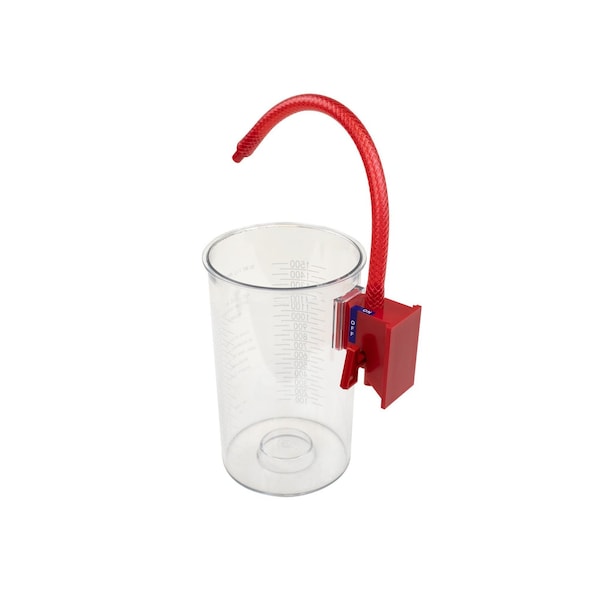 Dynarex Reusable Outer Suction Canister - Wall Mount, 1500 cc, 10PK 32251 - main