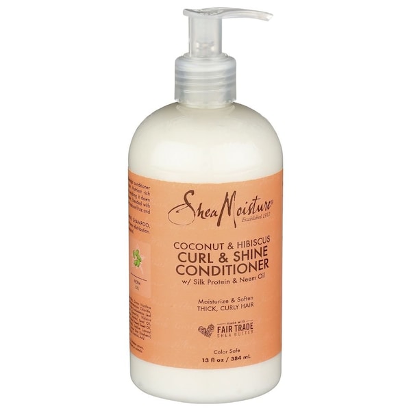 Sheamoisture Shea Moisture Coconut and Hibiscus Curl and Shine Conditioner, 13 Fluid Ounce 1804 - main