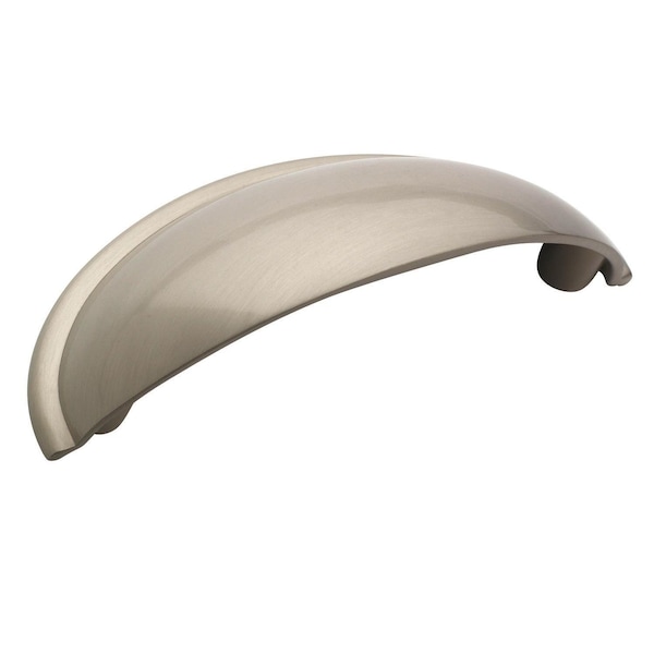 Amerock Cup Pulls 2-1/2 in 64 mm Center-to-Center Satin Nickel Cabinet Cup Pull BP53019G10 - main