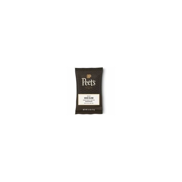 Peets Coffee Peet's CoffeeTM Decaf House Blend Coffee, 2.5 oz, House Blend, Decaffeinated, 6PK 504913 - main