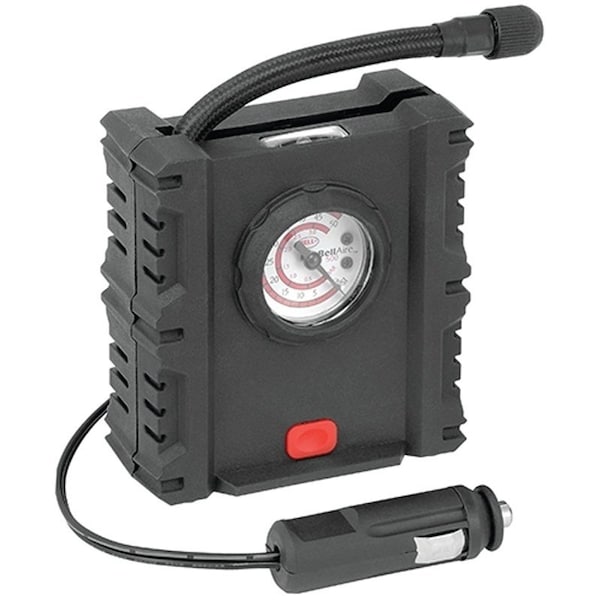 Genuine Victor 500 Series 22-1-30500-8 Tire Inflator, 12 V, 1 to 50 psi Pressure, Dial, ABS, Black/Red 30500-8 - main