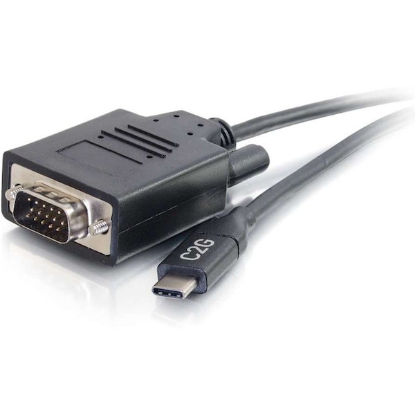 C2G 6ft USB C to VGA Adapter Cable - Video Adapter 26895 - main