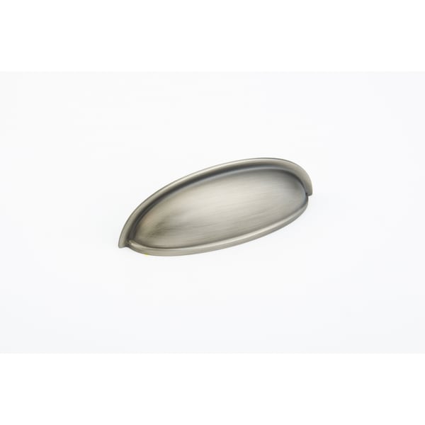 Schaub 4-5/8in Overall; 3in Center to Center Traditional Cup Pull Antique Nickel Finish 731-AN - main