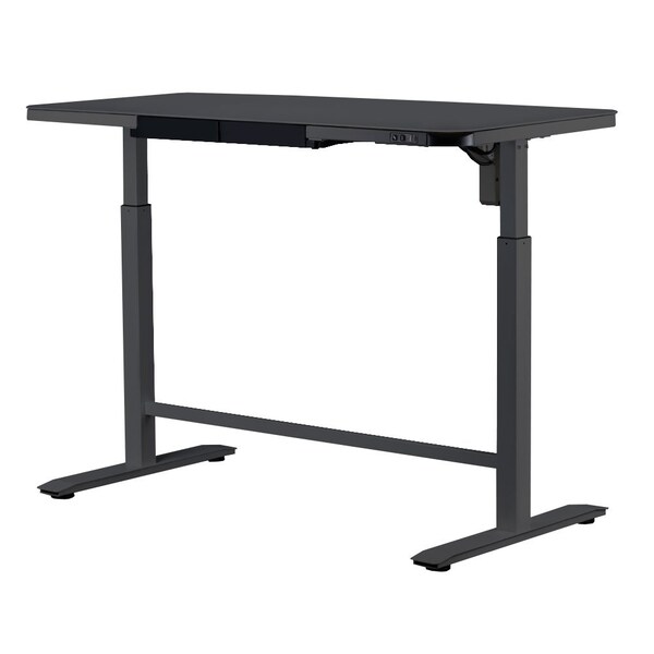 Motionwise Motionwise Electric Height Adjustable De, 24 in D X 48 in H, 48 in W X Glass and Steel, Gray GLS48MG - main