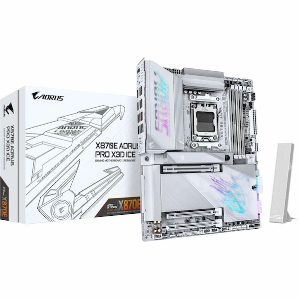Gigabyte Technology Motherboards X870E AORUS PRO X3D ICE - main