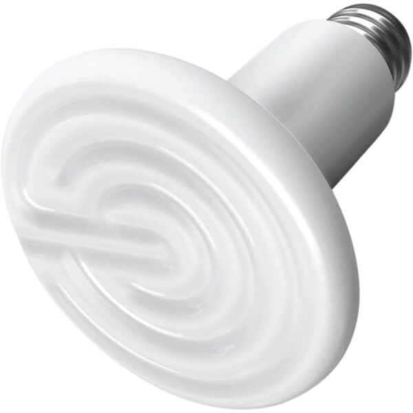 Simple Deluxe HealSmart Reptile Heat Lamp 150W Ceramic Heat Emitter, No Light Emitting Heat Bulbs for Amphibian P PTBULBINVISIBLE150WHT - main