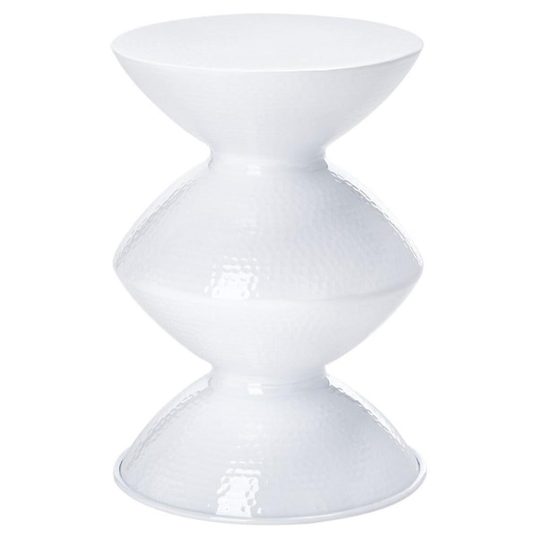 Safavieh Guildsman Metal Table Stool, White FOX5515B - main